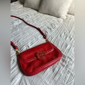 Tory Burch Vibrant Red Crossbody Bag